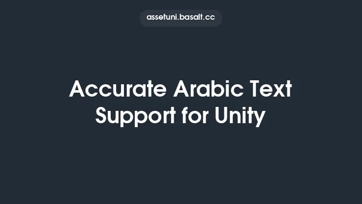 Accurate Arabic Text Support for Unity Thumbnail