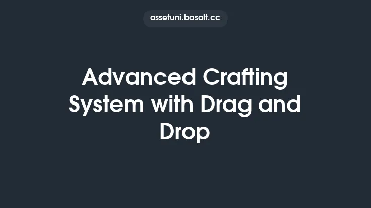 Advanced Crafting System with Drag and Drop Thumbnail