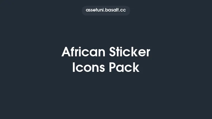 African Sticker Icons Pack Thumbnail