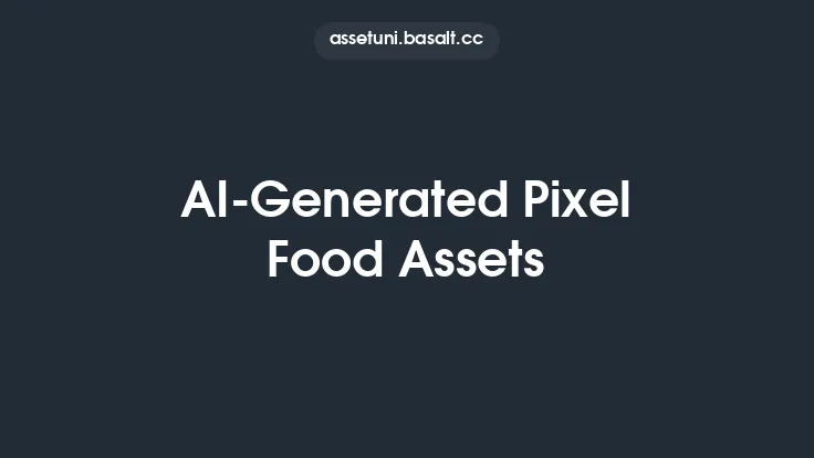 AI-Generated Pixel Food Assets Thumbnail