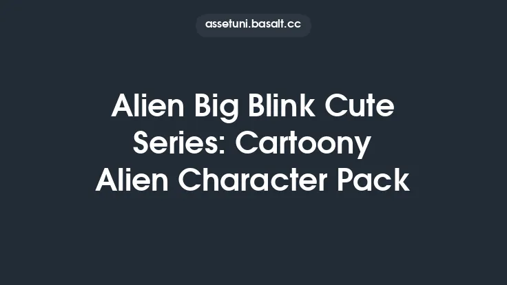 Alien Big Blink Cute Series: Cartoony Alien Character Pack Thumbnail