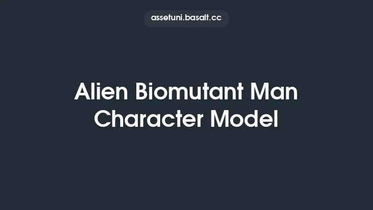 Alien Biomutant Man Character Model Thumbnail