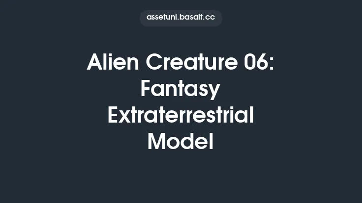 Alien Creature 06: Fantasy Extraterrestrial Model Thumbnail