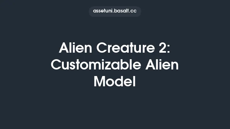 Alien Creature 2: Customizable Alien Model Thumbnail