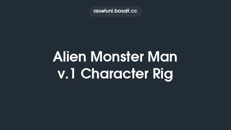 Alien Monster Man v.1 Character Rig Thumbnail
