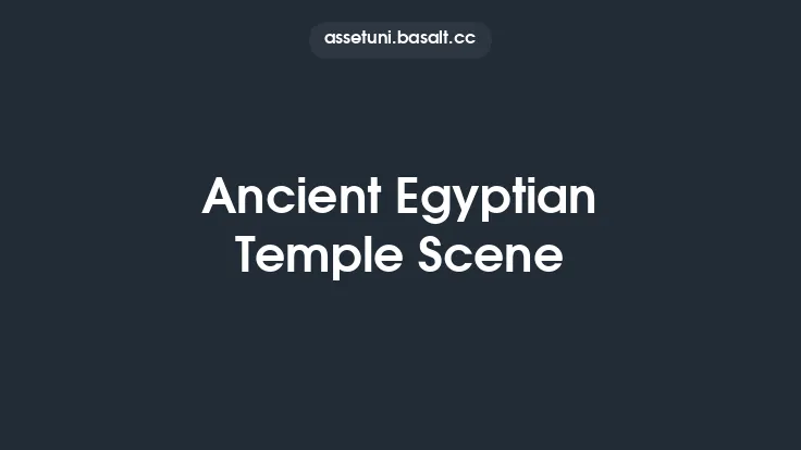 Ancient Egyptian Temple Scene Thumbnail