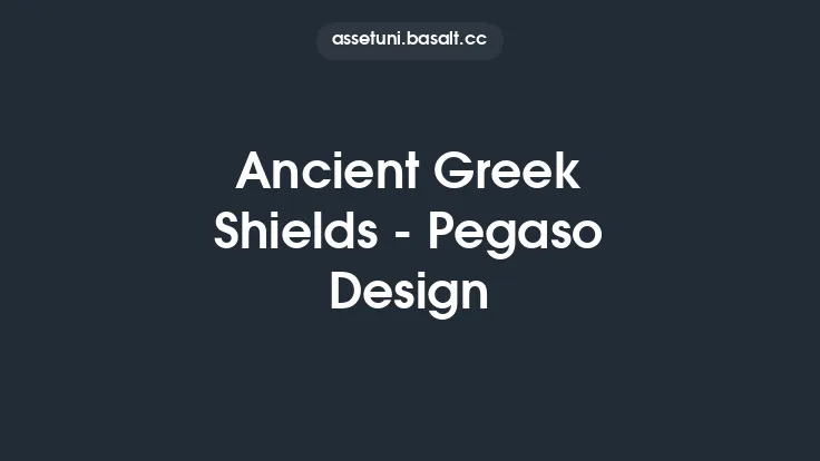 Ancient Greek Shields - Pegaso Design Thumbnail
