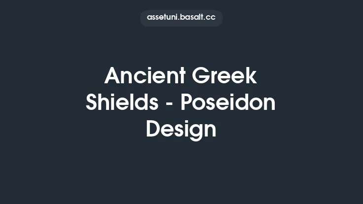 Ancient Greek Shields - Poseidon Design Thumbnail