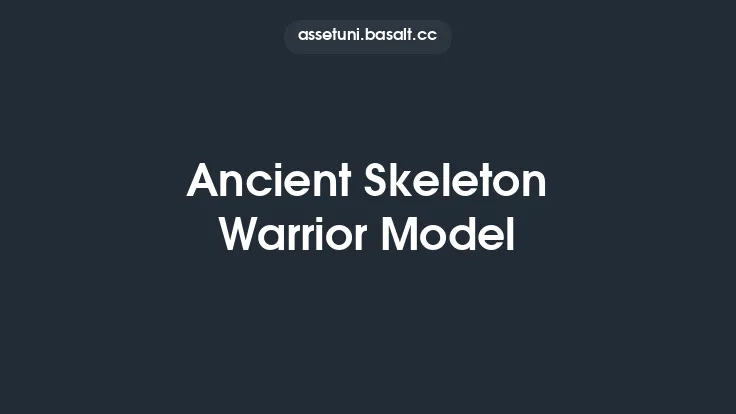 Ancient Skeleton Warrior Model Thumbnail