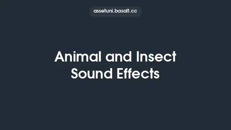 Animal and Insect Sound Effects Thumbnail