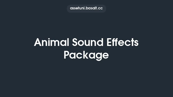 Animal Sound Effects Package Thumbnail
