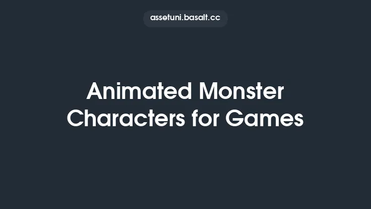 Animated Monster Characters for Games Thumbnail