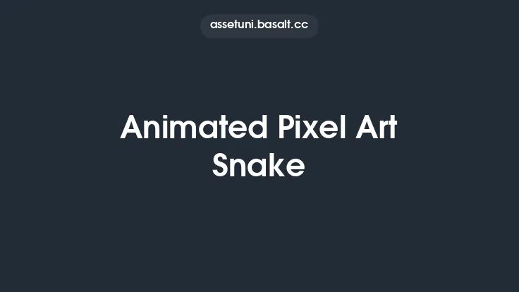 Animated Pixel Art Snake Thumbnail