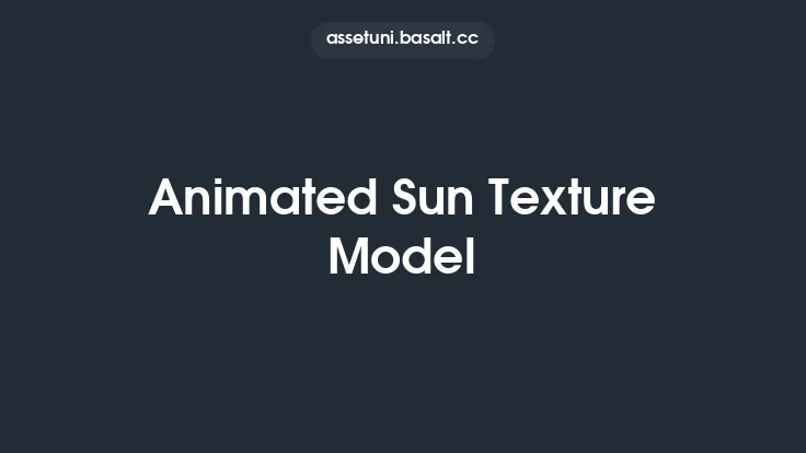 Animated Sun Texture Model Thumbnail