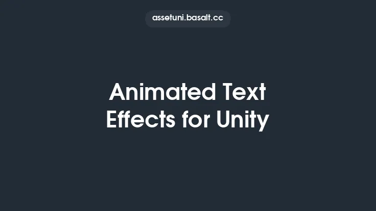 Animated Text Effects for Unity Thumbnail