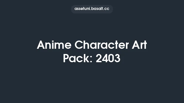 Anime Character Art Pack: 2403 Thumbnail