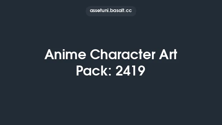 Anime Character Art Pack: 2419 Thumbnail