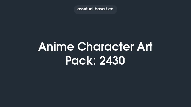 Anime Character Art Pack: 2430 Thumbnail