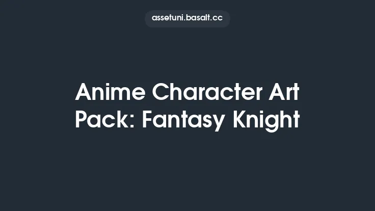 Anime Character Art Pack: Fantasy Knight Thumbnail