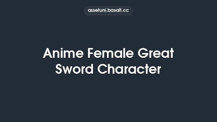 Anime Female Great Sword Character Thumbnail