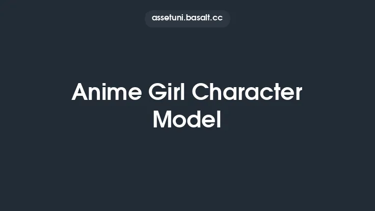 Anime Girl Character Model Thumbnail