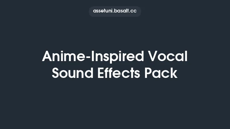 Anime-Inspired Vocal Sound Effects Pack Thumbnail