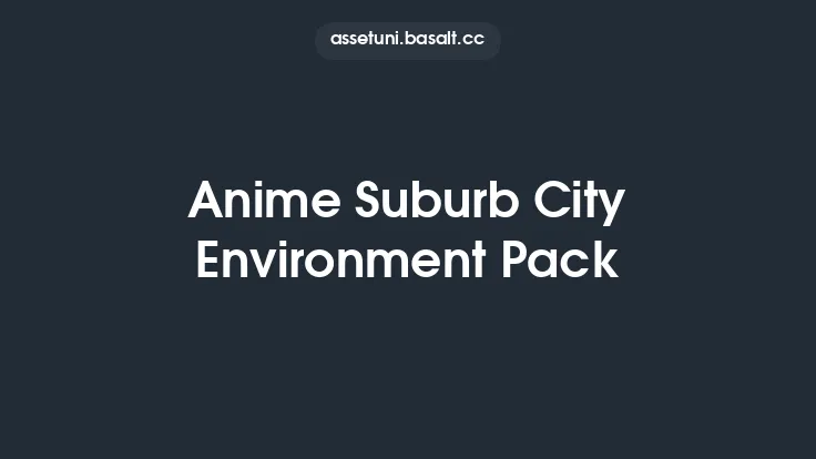 Anime Suburb City Environment Pack Thumbnail