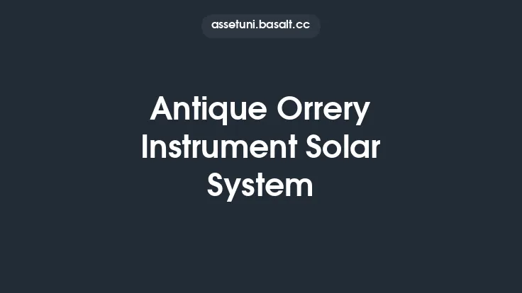 Antique Orrery Instrument Solar System Thumbnail
