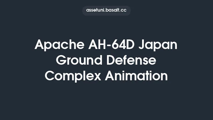 Apache AH-64D Japan Ground Defense Complex Animation Thumbnail