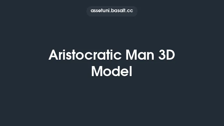 Aristocratic Man 3D Model Thumbnail