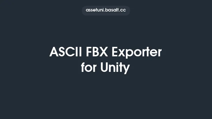 ASCII FBX Exporter for Unity Thumbnail