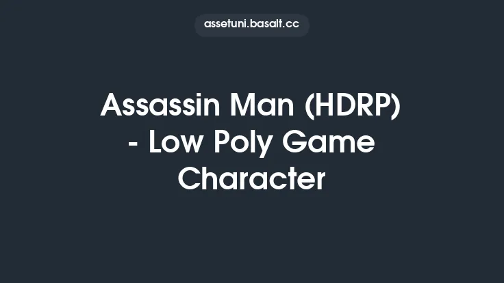 Assassin Man (HDRP) - Low Poly Game Character Thumbnail