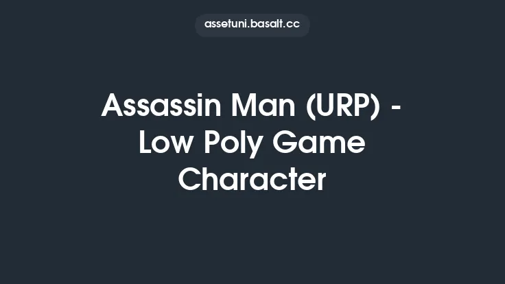 Assassin Man (URP) - Low Poly Game Character Thumbnail
