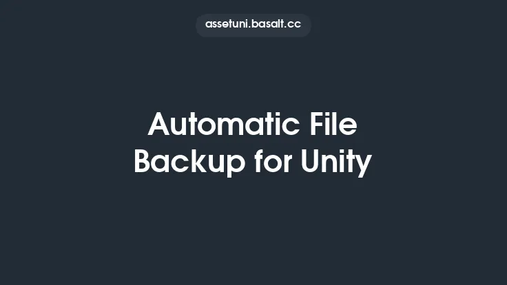 Automatic File Backup for Unity Thumbnail