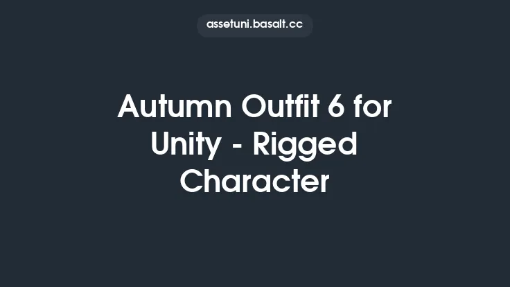 Autumn Outfit 6 for Unity - Rigged Character Thumbnail
