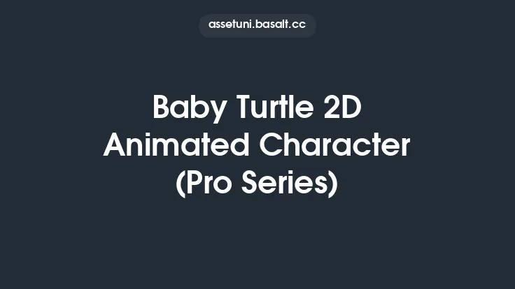 Baby Turtle 2D Animated Character (Pro Series) Thumbnail