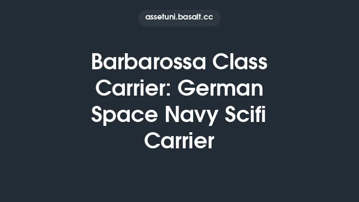 Barbarossa Class Carrier: German Space Navy Scifi Carrier Thumbnail