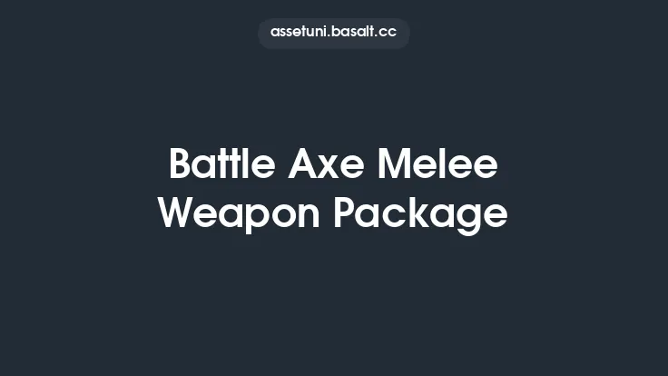 Battle Axe Melee Weapon Package Thumbnail
