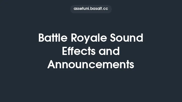 Battle Royale Sound Effects and Announcements Thumbnail