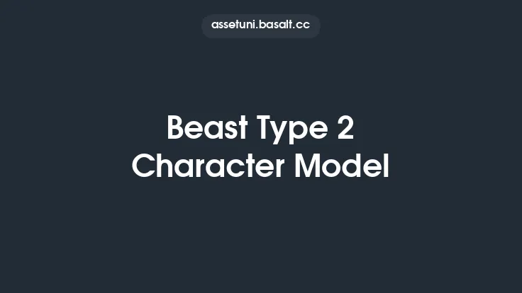 Beast Type 2 Character Model Thumbnail
