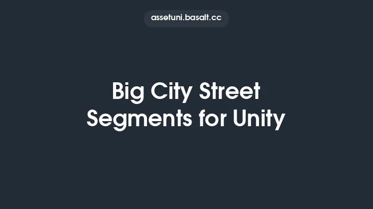 Big City Street Segments for Unity Thumbnail