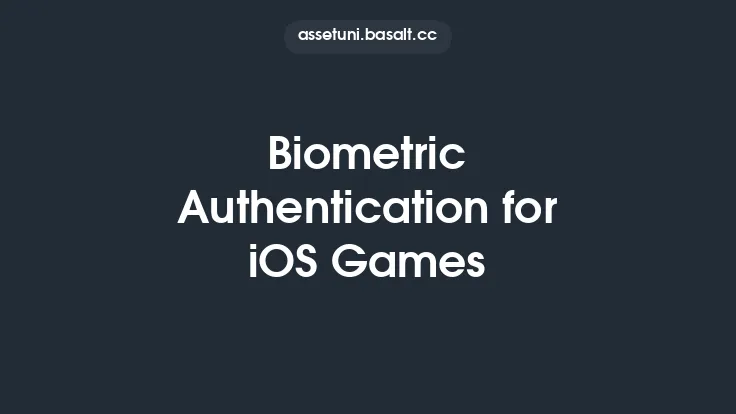 Biometric Authentication for iOS Games Thumbnail