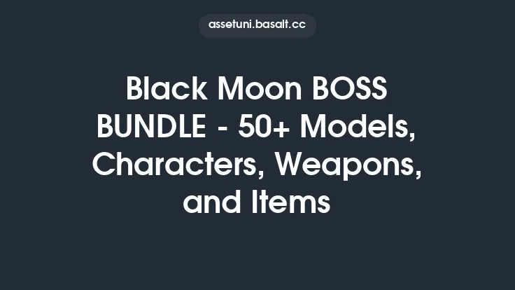 Black Moon BOSS BUNDLE - 50+ Models, Characters, Weapons, and Items Thumbnail