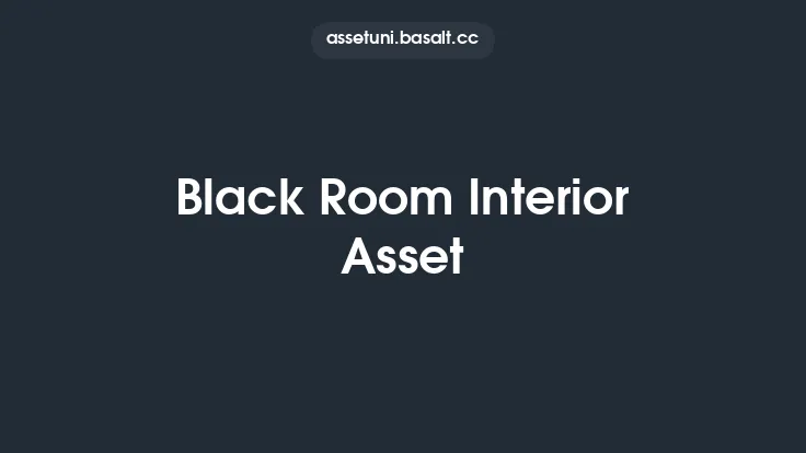 Black Room Interior Asset Thumbnail