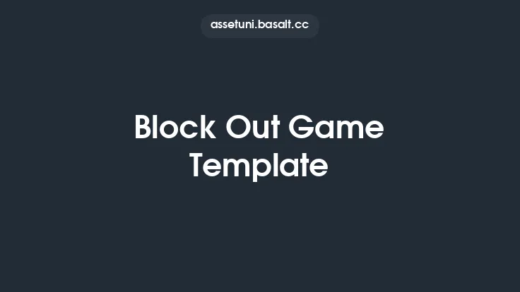 Block Out Game Template Thumbnail