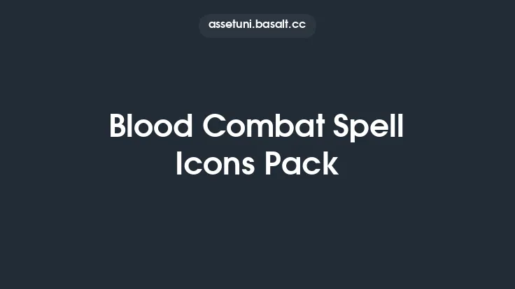 Blood Combat Spell Icons Pack Thumbnail