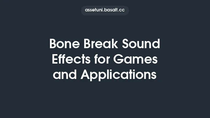 Bone Break Sound Effects for Games and Applications Thumbnail