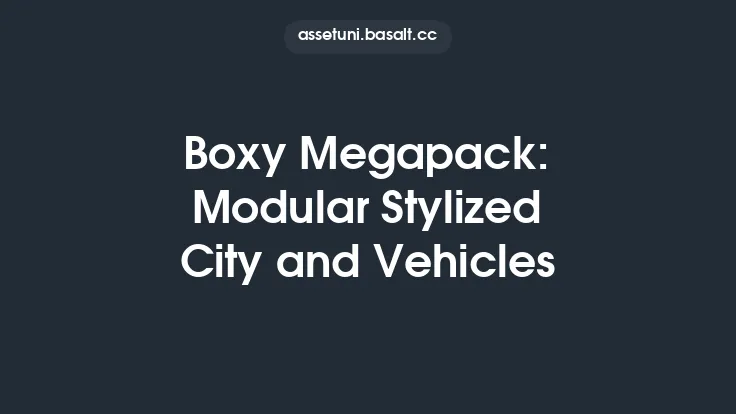 Boxy Megapack: Modular Stylized City and Vehicles Thumbnail