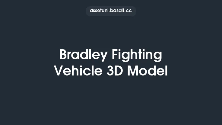 Bradley Fighting Vehicle 3D Model Thumbnail