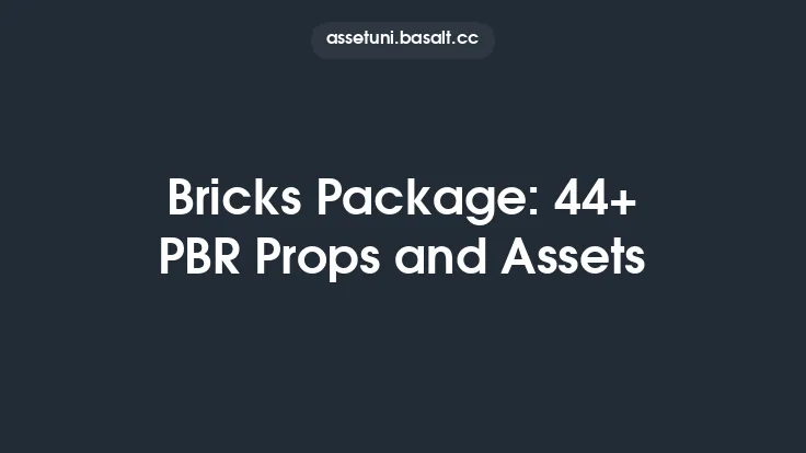 Bricks Package: 44+ PBR Props and Assets Thumbnail